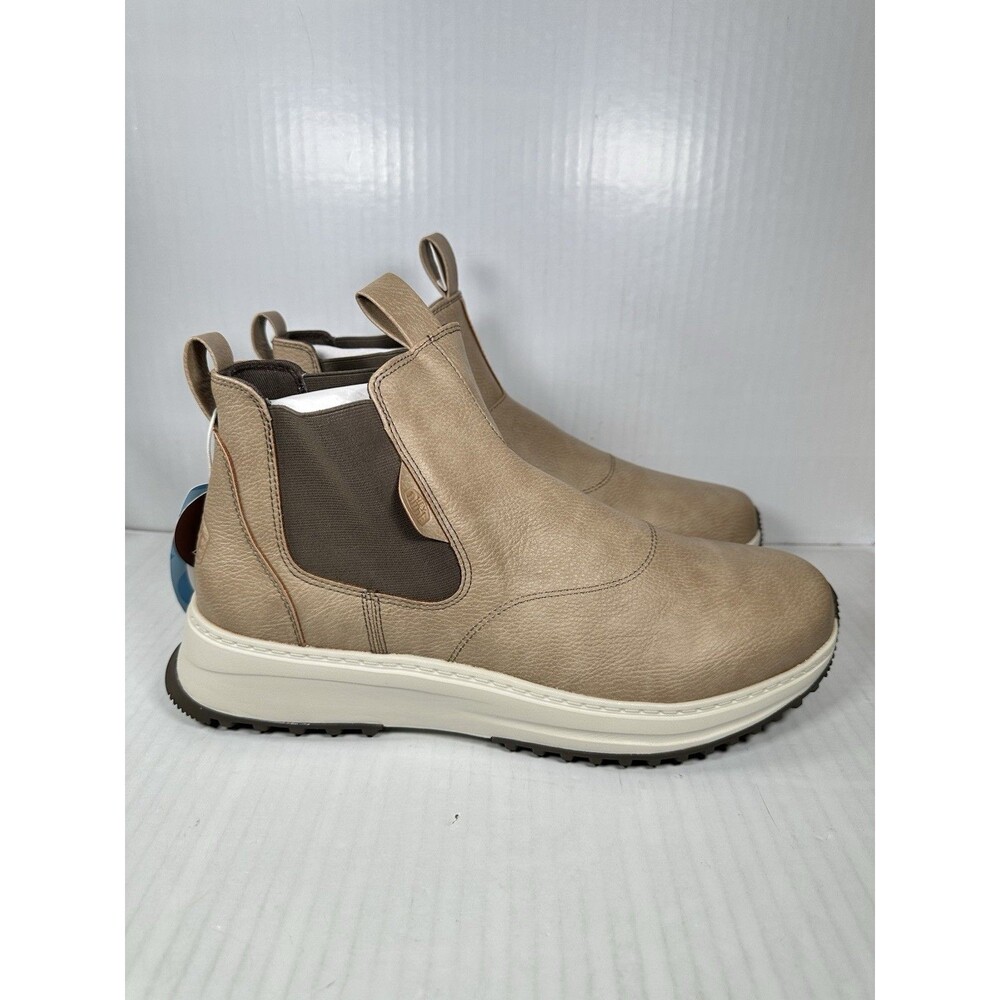 Size 11 Hey Dude Mens Tahoe Chelsea Classic Shoes Boots Timber Birch Brown NEW